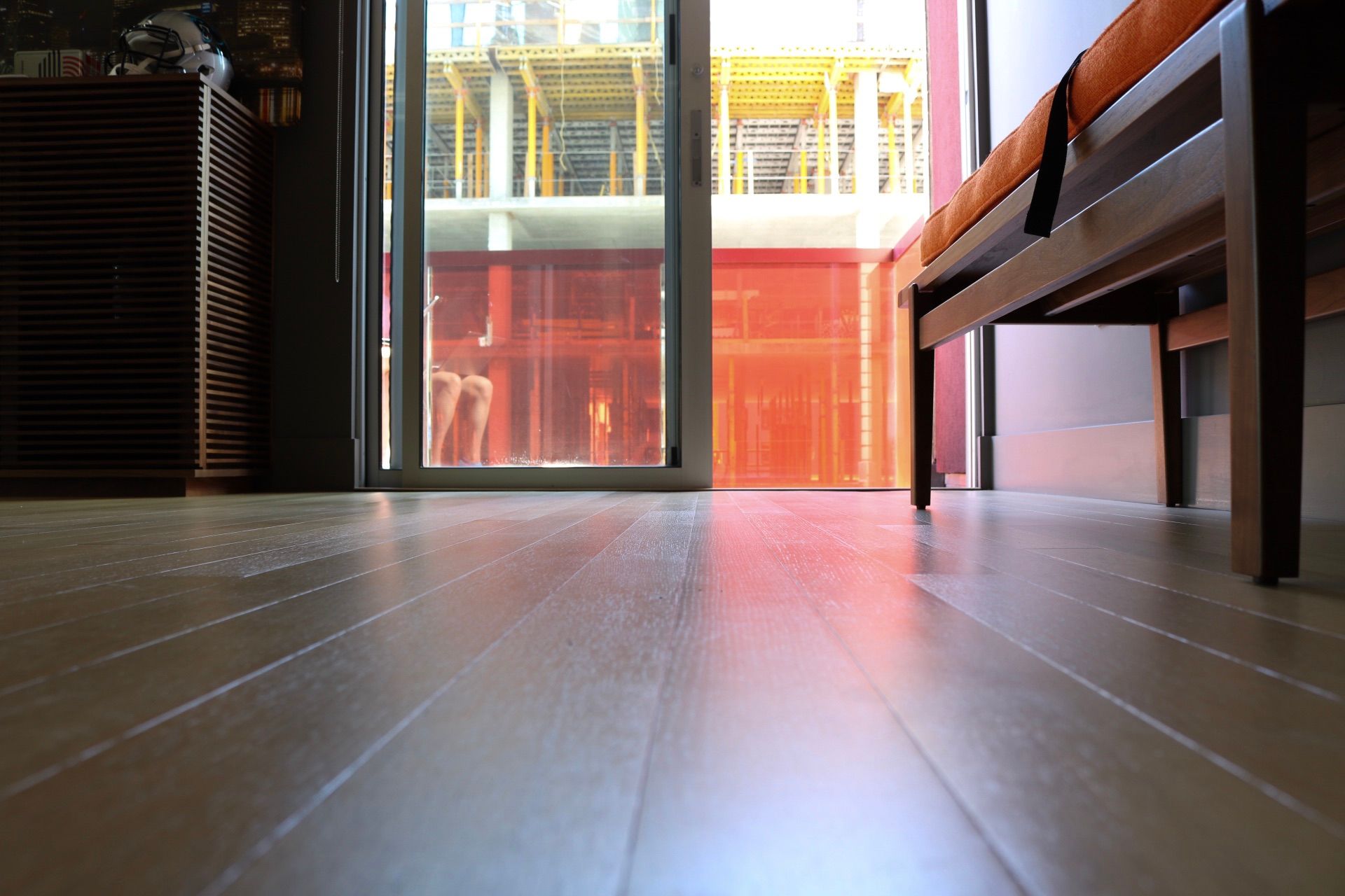 Residential floor installation example